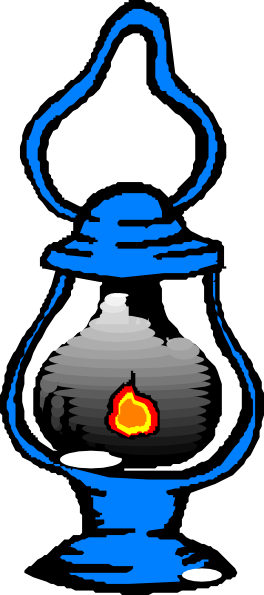 Oil Lamp Clipart Lampara - Oil Lamp Clip Art (264x595)