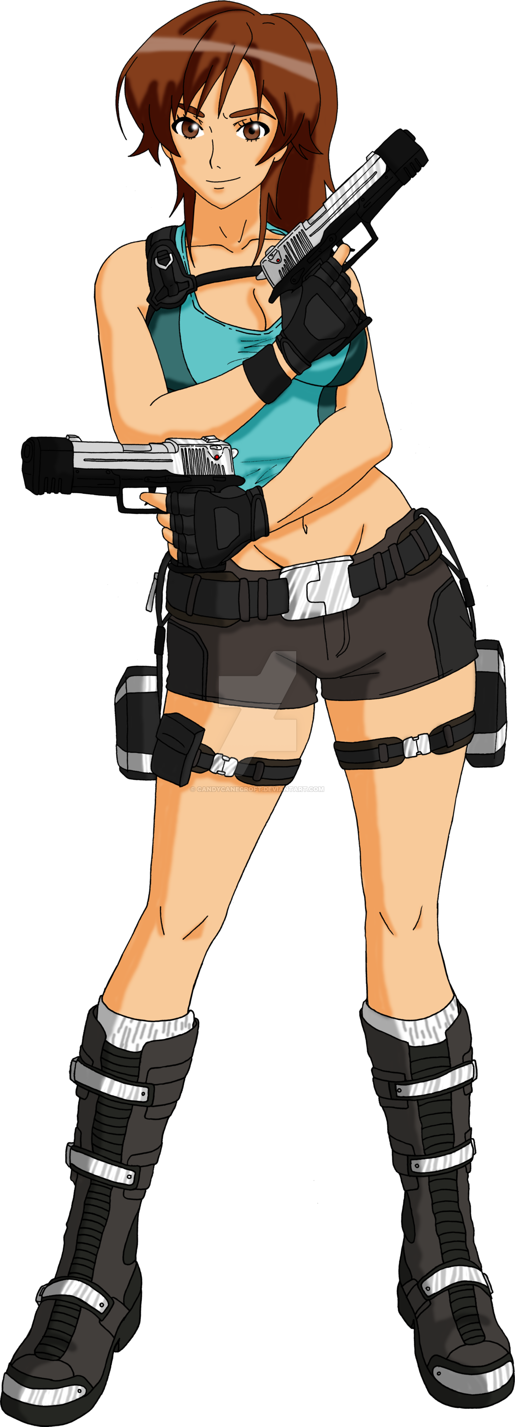 1 By Candycanecroft Lara Croft Tomb Raider Ver - Lara Croft: Tomb Raider (1024x2838)
