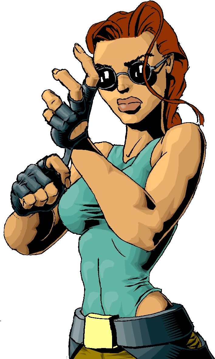 Tomb Raider Original Concept Art (887x1195)