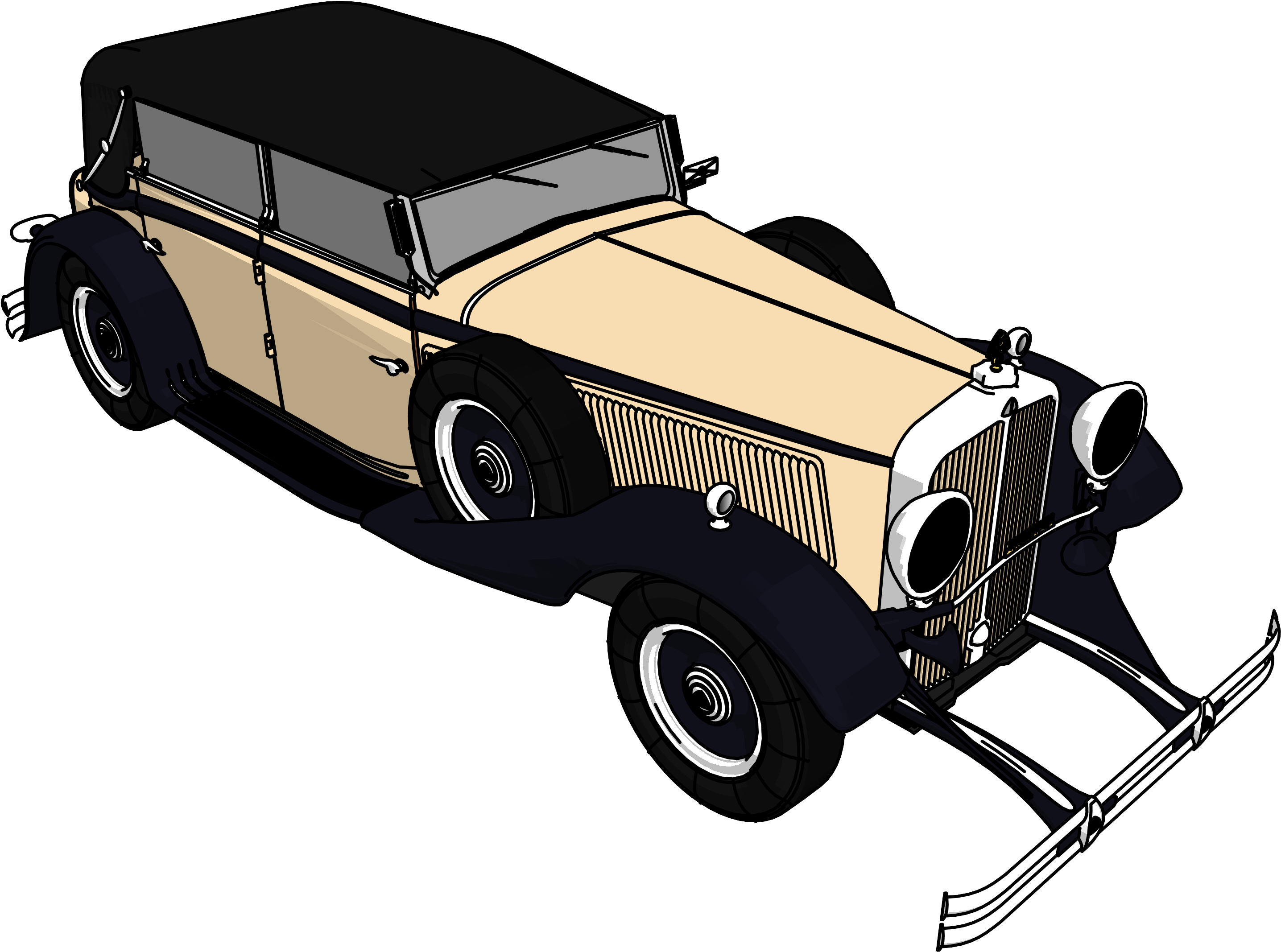 Maybach Zeppelin 2010 Model Car Clipart Png Image - Maybach Zeppelin (3000x2250)