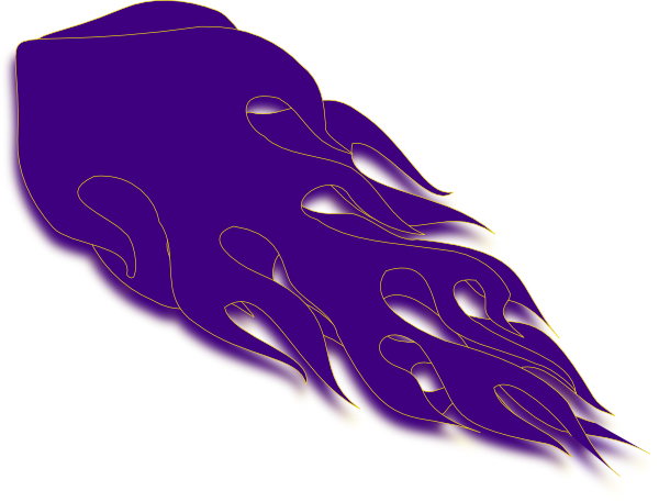 Purple Flames Png Transparent (600x457)