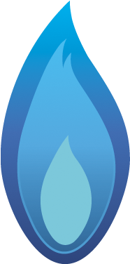 Natural Gas Flame Clipart - Drop (375x375)