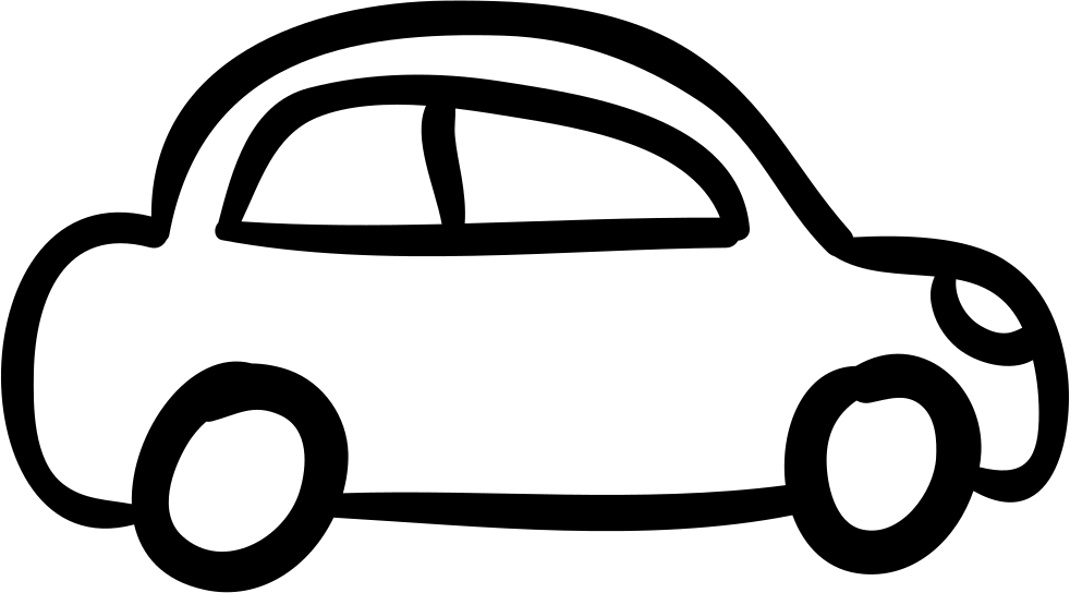 Car Outlined Vehicle Side View Comments - Drawing Cartoon Car (982x544)