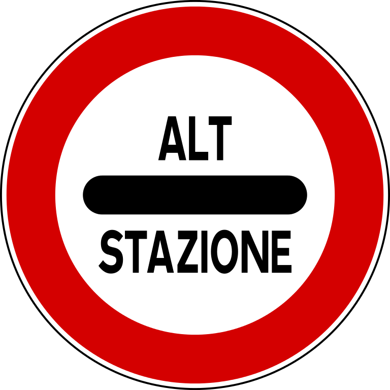 Italian Traffic Signs - Road Sign In Nigeria (768x768)