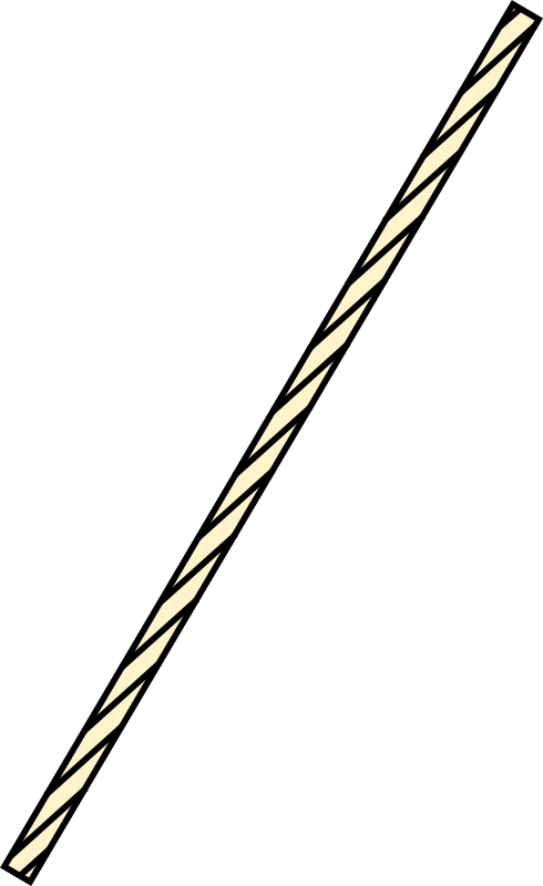 Straight Stretch Of Rope Oyftmx Clipart - Lacrosse Shafts (490x800)