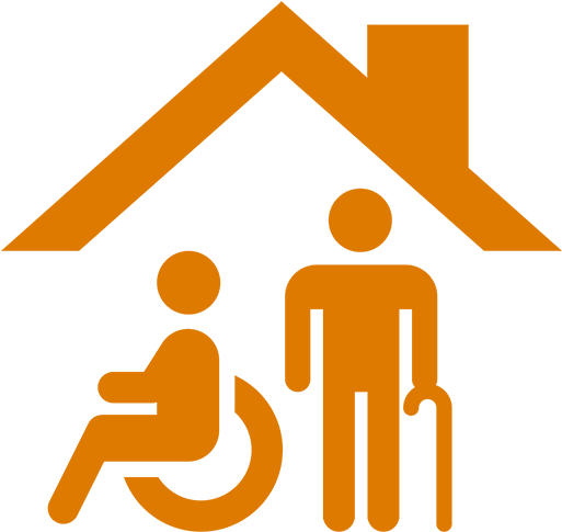 Samaritas Provides People Of All Ages With Physical - Senior Housing Icon Png (512x512)