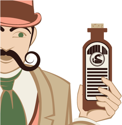 Related Snake Oil Clipart - Illustration (400x400)