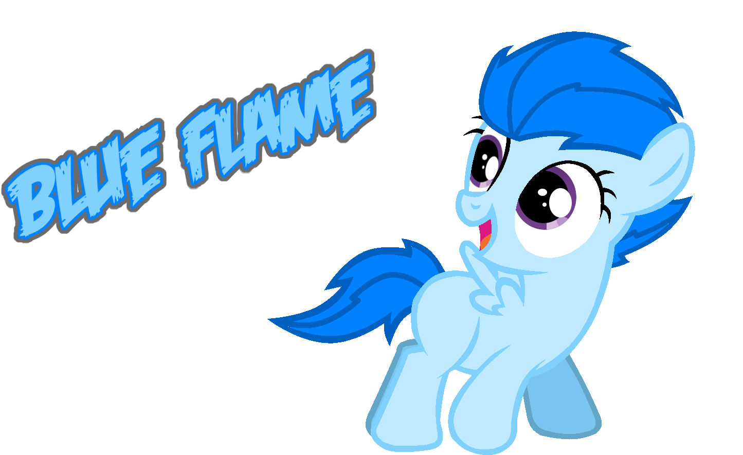 Blue Flame By Ertyez Blue Flame By Ertyez - Blue Flame Mlp (1600x1000)