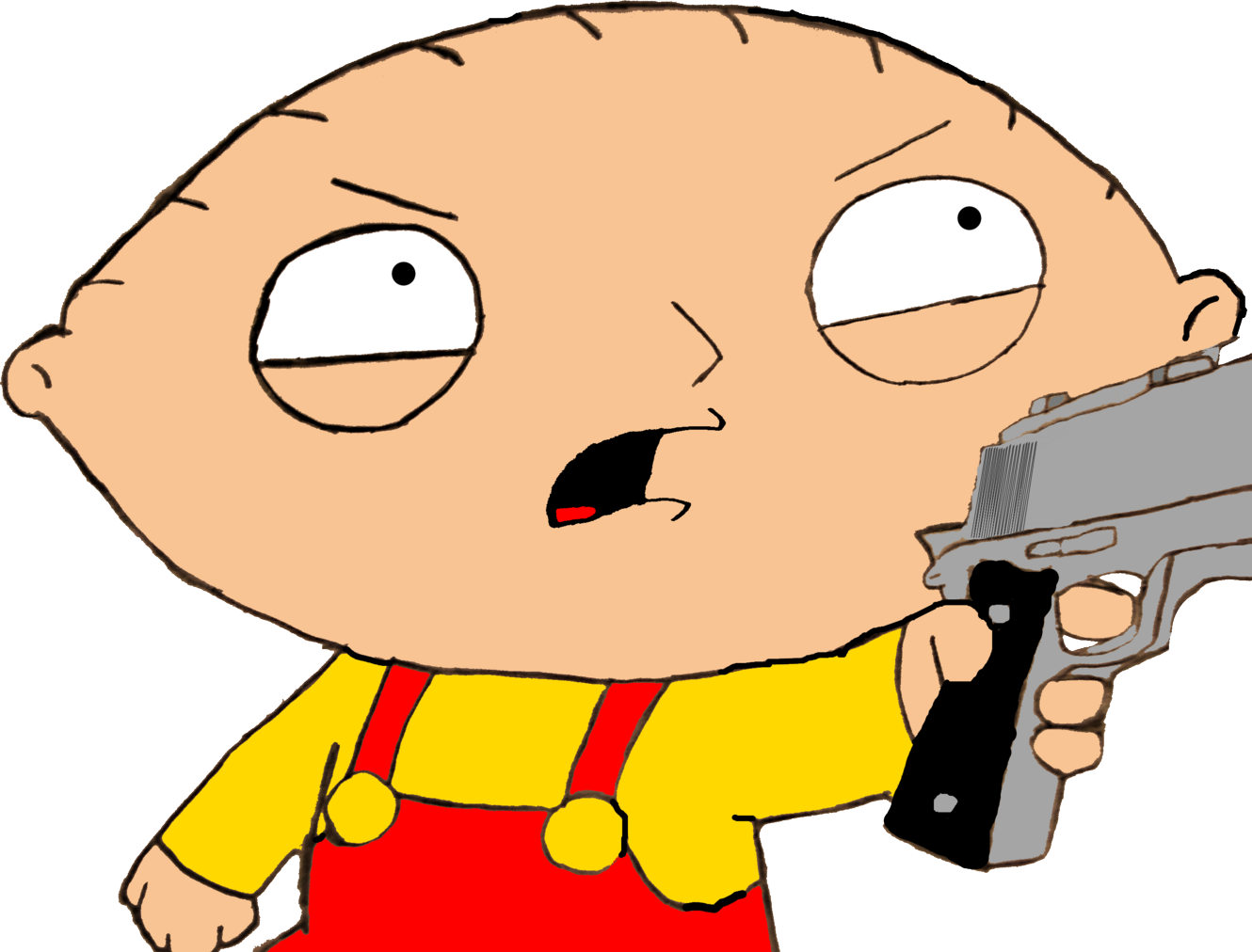 Stewie Griffin With A Gun (1330x1012)