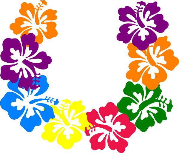 Clipart Of Hawaiian, Wallpaper And Appointed - Clip Art (600x513)