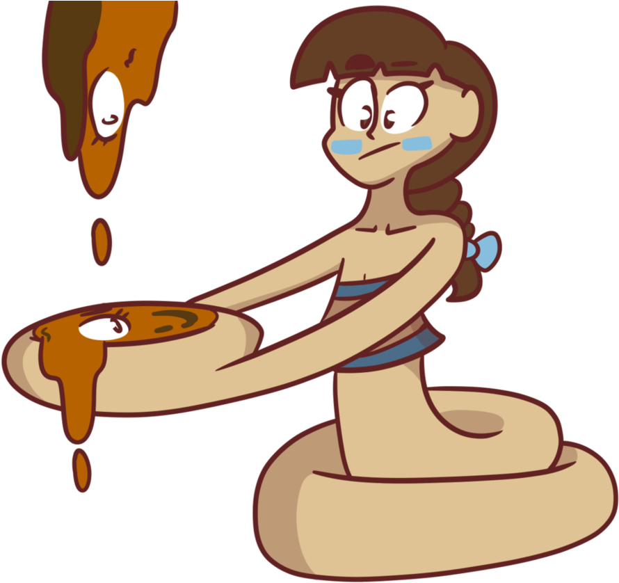 Melted Chocolate By Spoopyro - Melted Girl Deviantart (943x848)