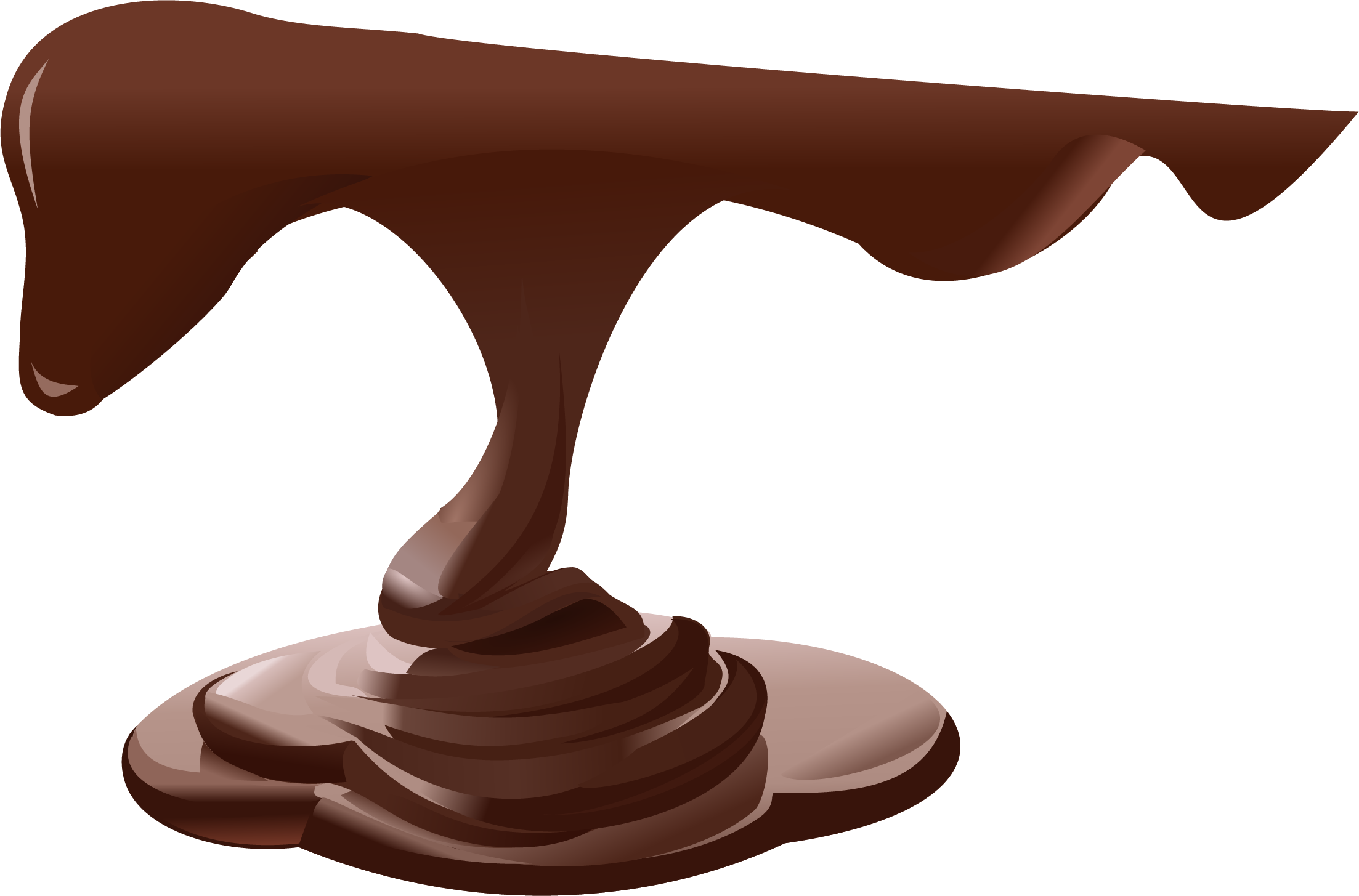 Chocolate Cream Melting - Chocolate Cream Png (2206x1455)