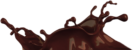 Chocolate Splash Transparent Background - Chocolate Splash (850x532)