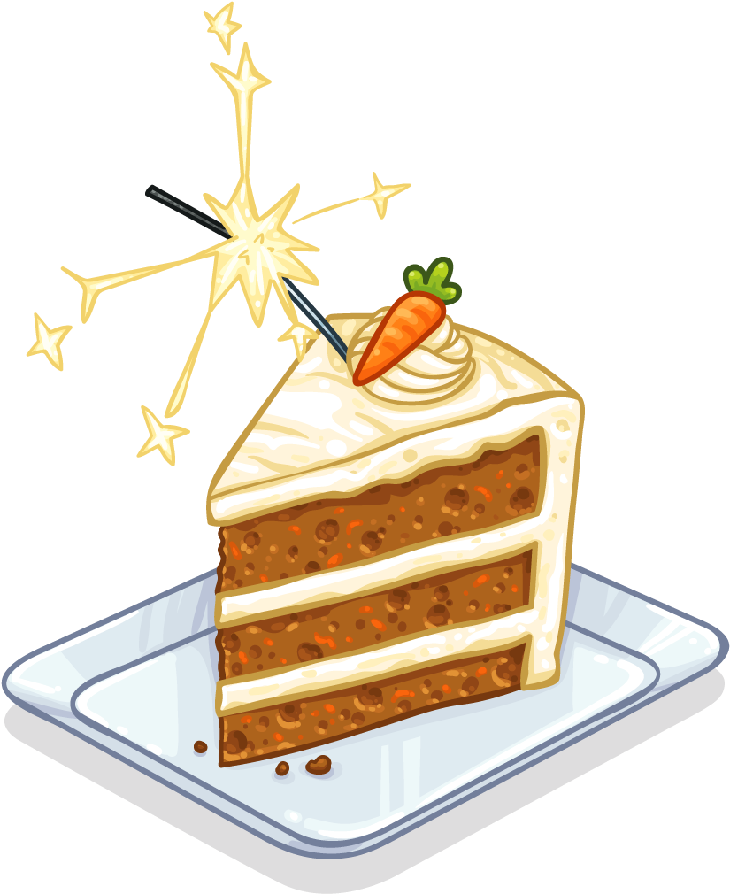 Clip Art Of Carrot Cake Item Detail Slice Itembrowser - Carrot Cake Clipart (1024x1024)
