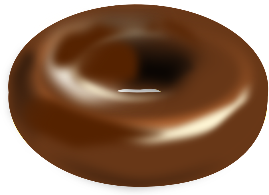 Cake Chocolate Cliparts 13, Buy Clip Art - Chocolate Ring Doughnut (960x705)
