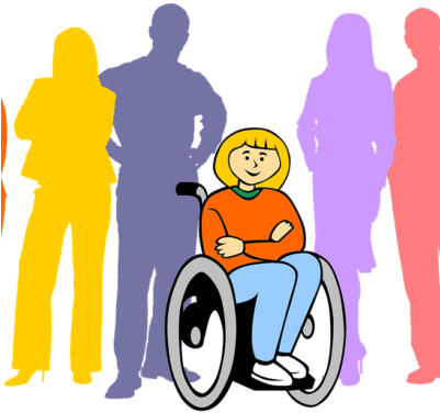 Summer Program Connects Disabled Students With Jobs - Persons With Disabilities Clipart Png (400x400)