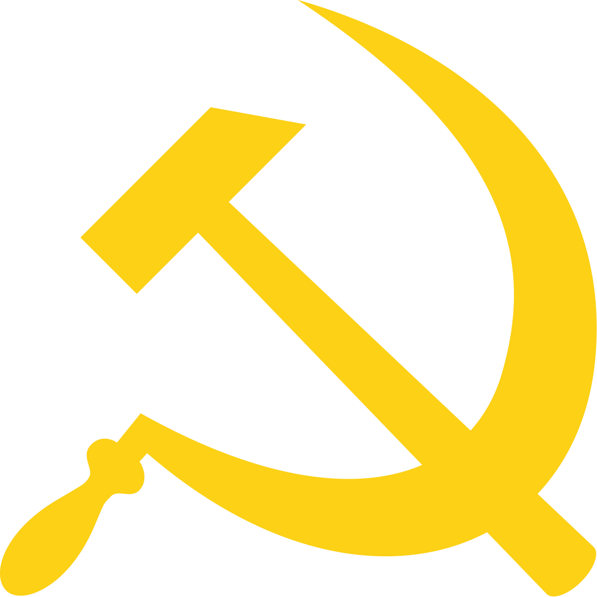 Soviet Hammer And Sickle - Centre Of Indian Trade Unions (3574x3574)