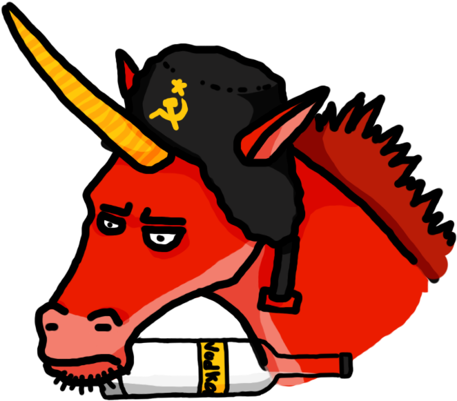 Soviet Unicorn By Thekatandthebox - Soviet Unicorn (723x698)