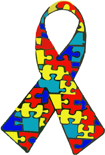 Autism Ribbon Svg File (424x600)