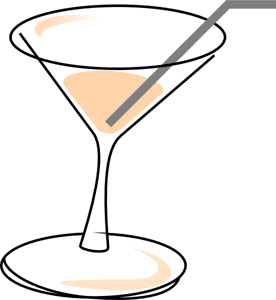 Short In A Glass Clip Art - Longdrinks Clipart (552x600)