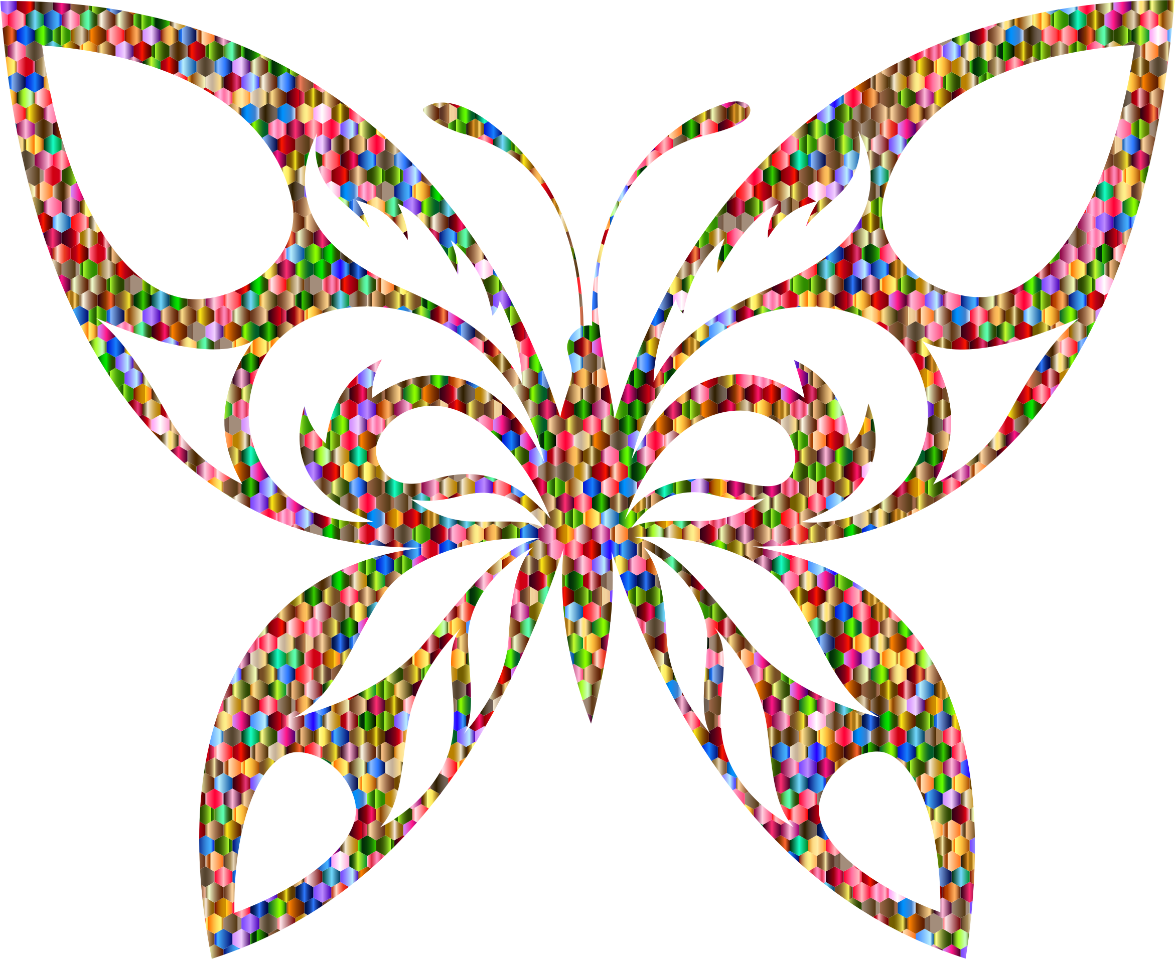 Download Infinite Potential - Beautiful Butterfly Clipart Black And White (2342x1912)