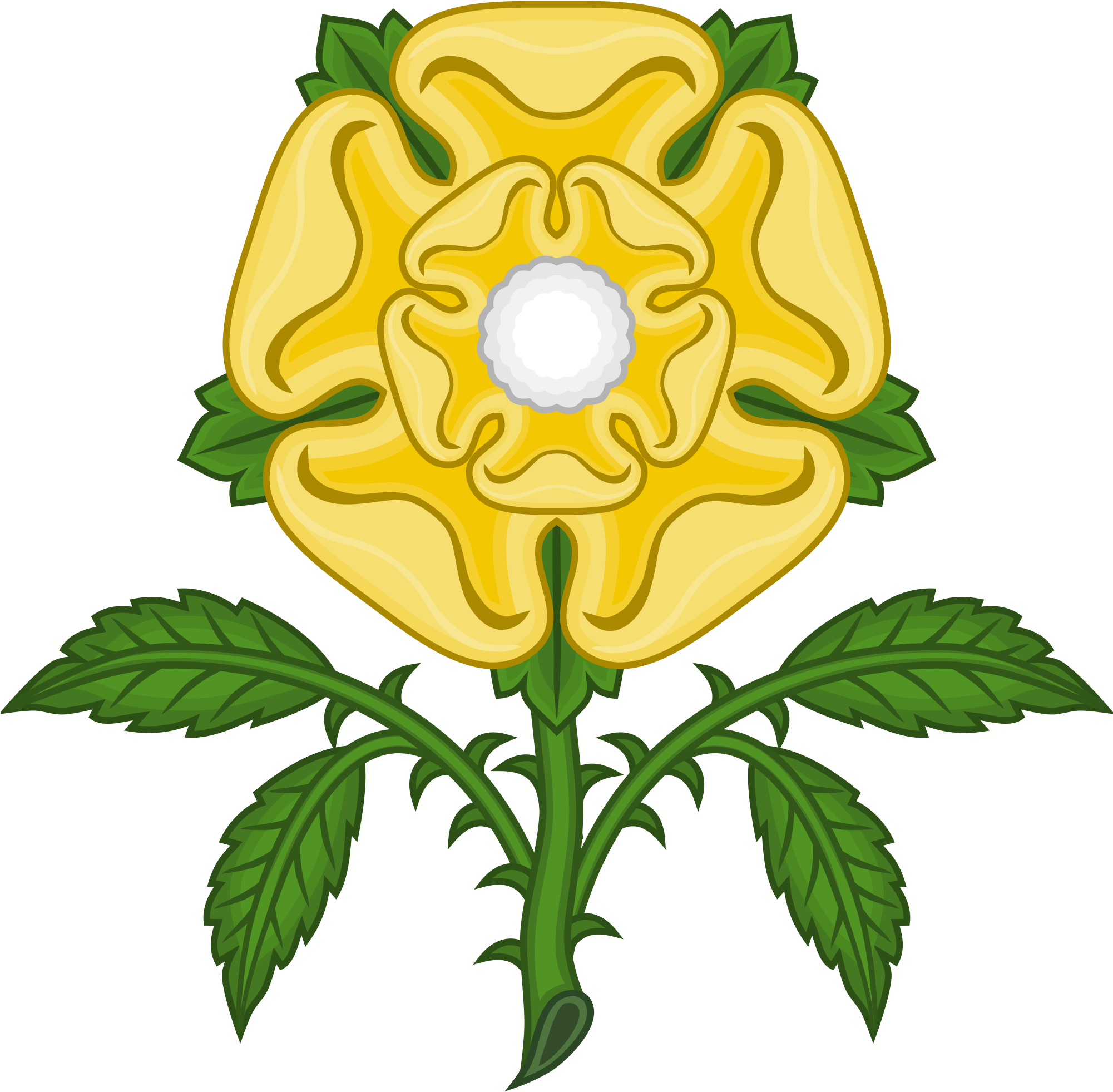 Yellow Rose Clipart 18, - Queen Elizabeth 1 Symbol (2000x2000)