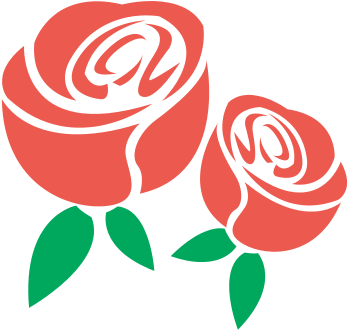 Red Rose Clipart Logo - Weds Logo (500x500)