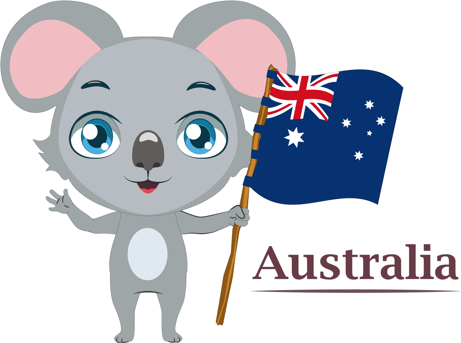 Australia Koala Illustration - Australia Koala Illustration (1600x1600)