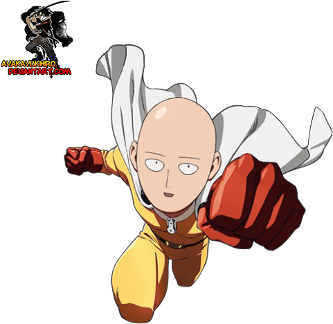 Saitama Vector Orig09 - One Punch Man Saitama (489x507)