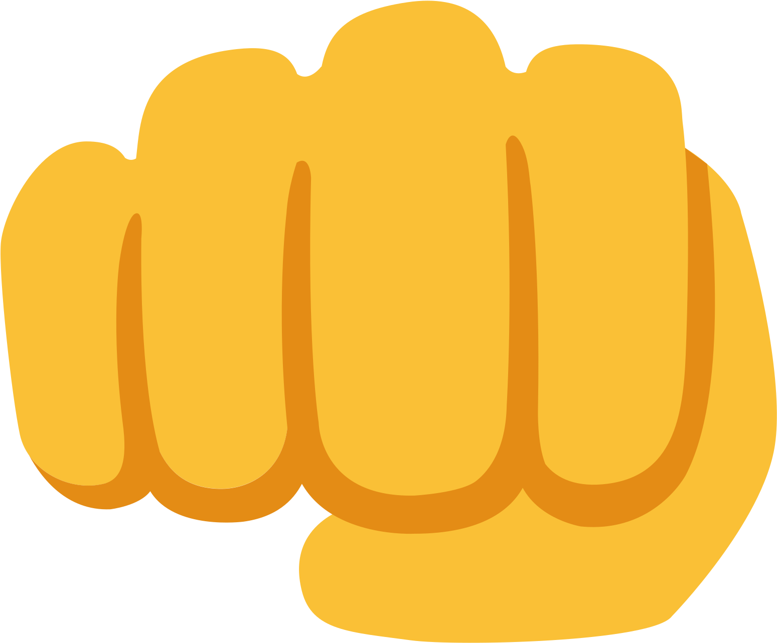 Open - Fist Emoji Svg (2000x2000)