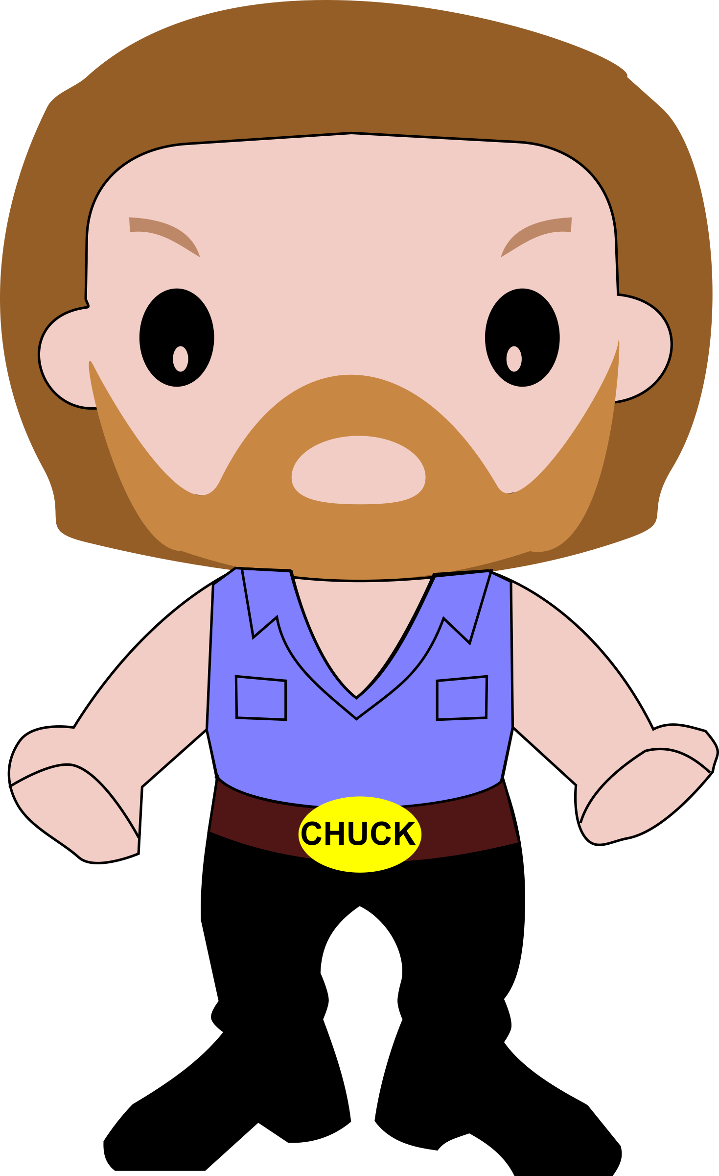 Man Person Chuck Norris Fighter - Plushies Funko (500x816)