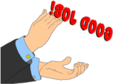 Smart Exchange - Usa - Good Job - Clapping Hands 2 - Cartoon (420x323)