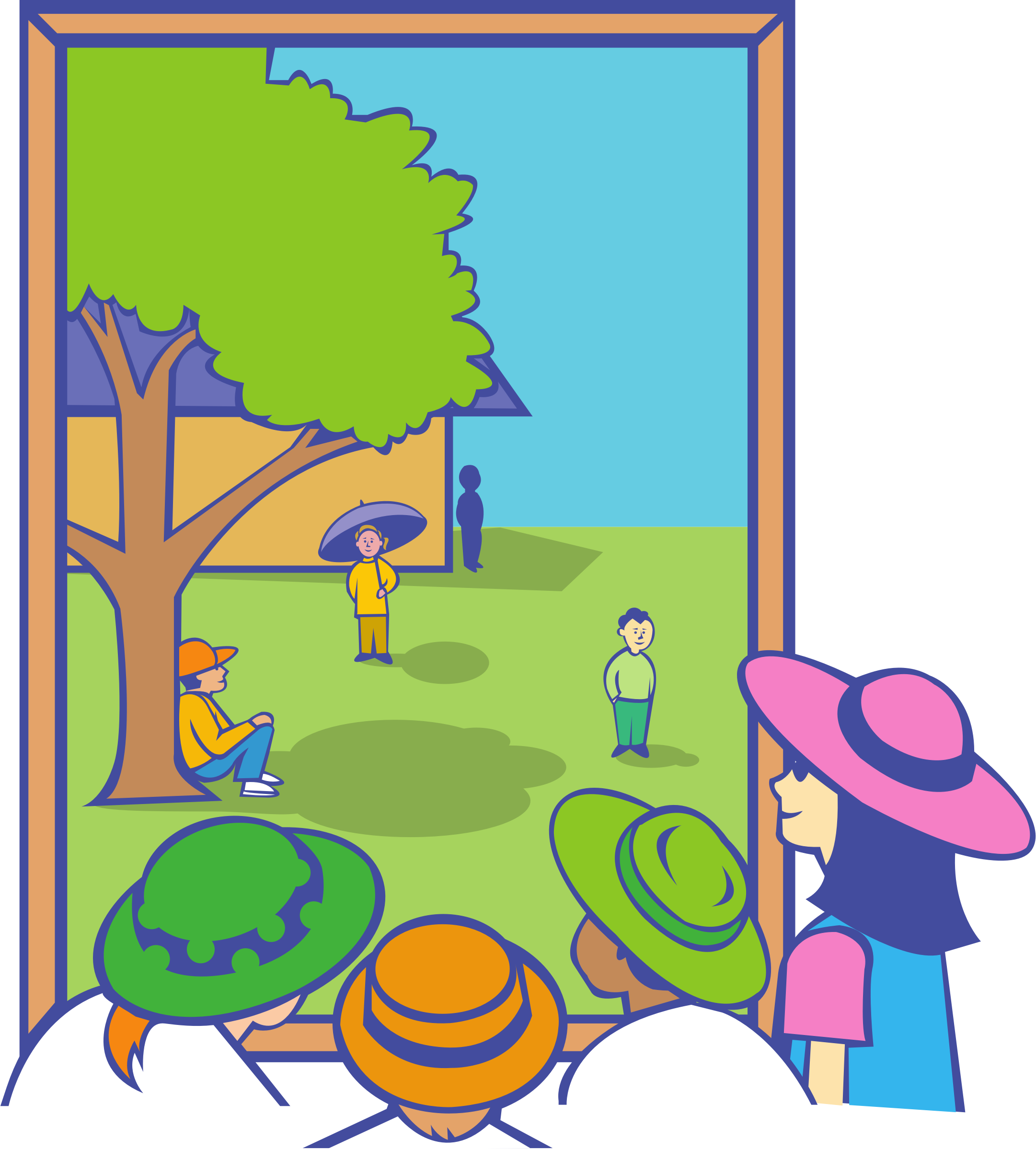 Let s go outside. Галерея мультяшная. Парк клипарт. Картина музей для детей без фона. Детская площадка фон.