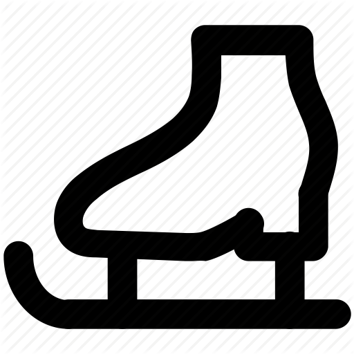 Ice-skating Icons - Ice Skating Shoe Icon (512x512)