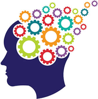 Cognitive Behavioral Therapy Class - Brain With Gears (400x400)