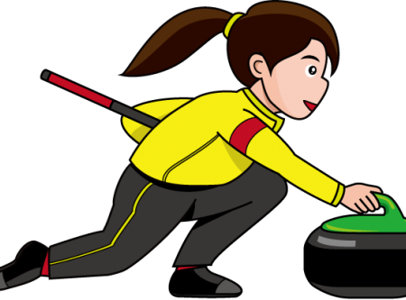 Curling - Curling Cartoon (450x333)