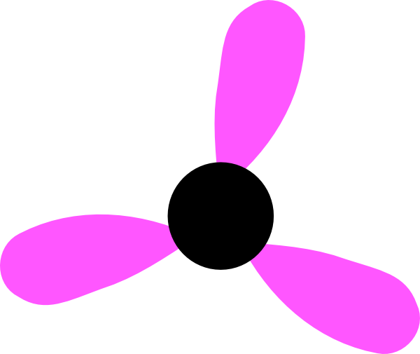 Magenta Flower Missing 3 Clip Art - Magenta Flower Missing 3 Clip Art (600x505)