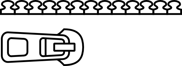 Clip Arts Related To - Zipper Line Png (600x218)