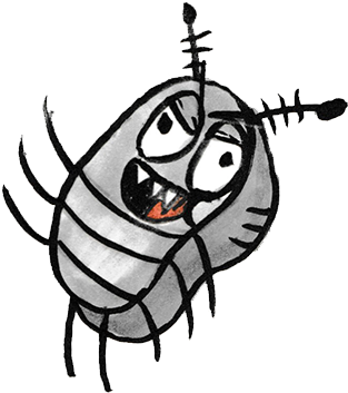 Sammy The Pillbug Stickers Messages Sticker-5 - Cartoon (408x408)