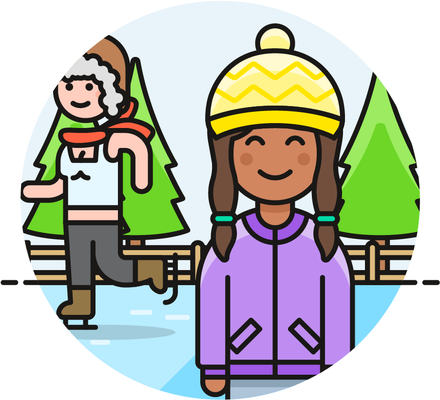 107 Ice Skating Female African American - Ice Skating (1024x1148)