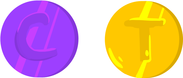 Crystal Coin And Tagamadiian Currency By Imagentian-queen - Circle (704x343)