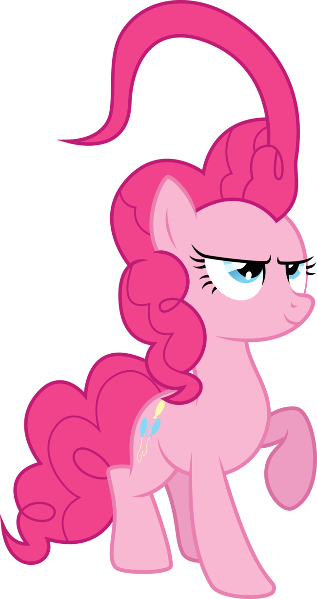 [vector] Mane-iac Pinkie By Audiobeatzz - Cartoon (650x1228)