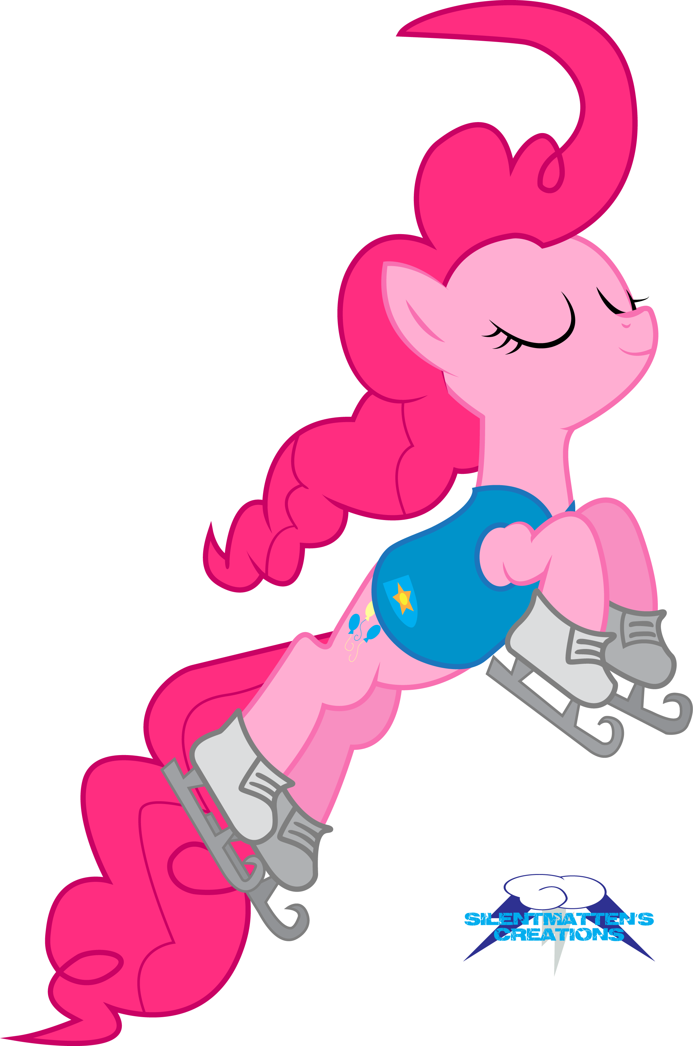 Sailing Pinkie Pie By Silentmatten Sailing Pinkie Pie - My Little Pony Winter Wrap Up Pinkie Pie (2207x3333)