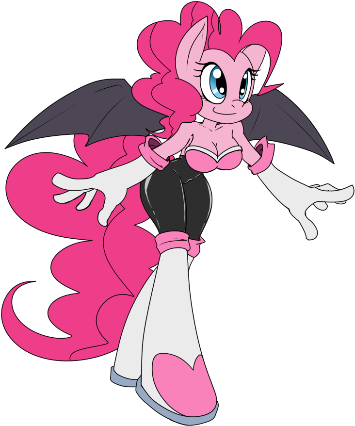 Reiduran, Bat Wings, Boots, Breasts, Busty Pinkie Pie, - Pinkie Pie (818x916)