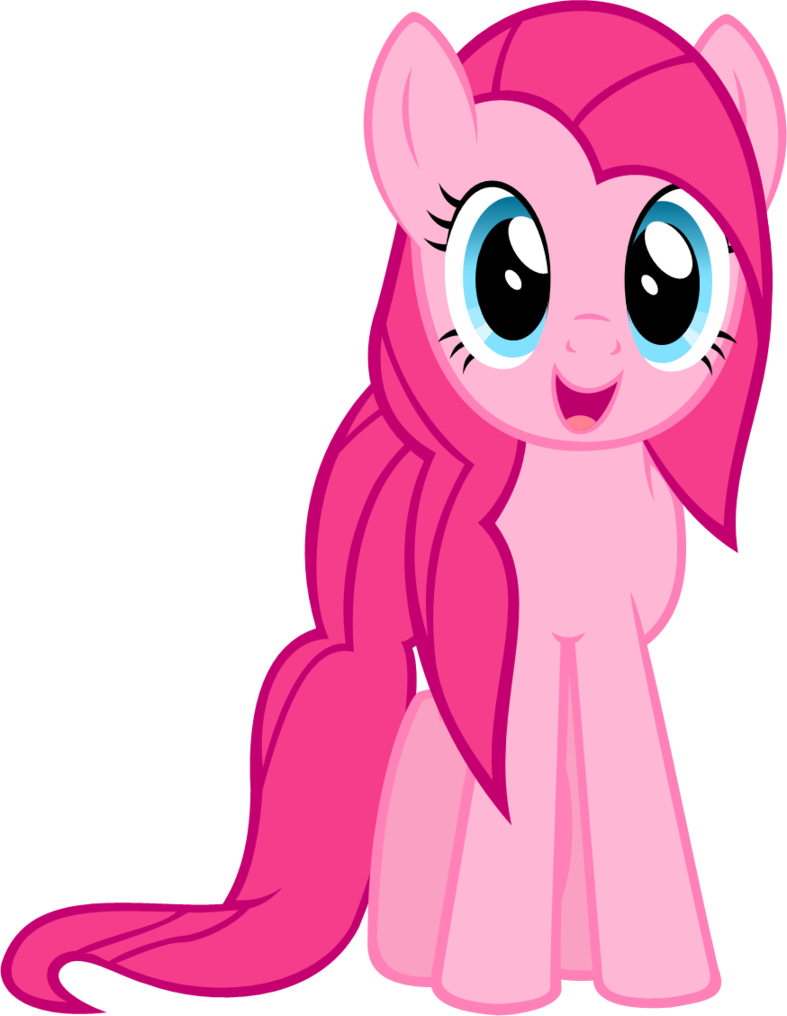 Happy Wet-mane Pinkie Pie By Zacatron94 - Pinkie Pie Different Mane (787x1016)