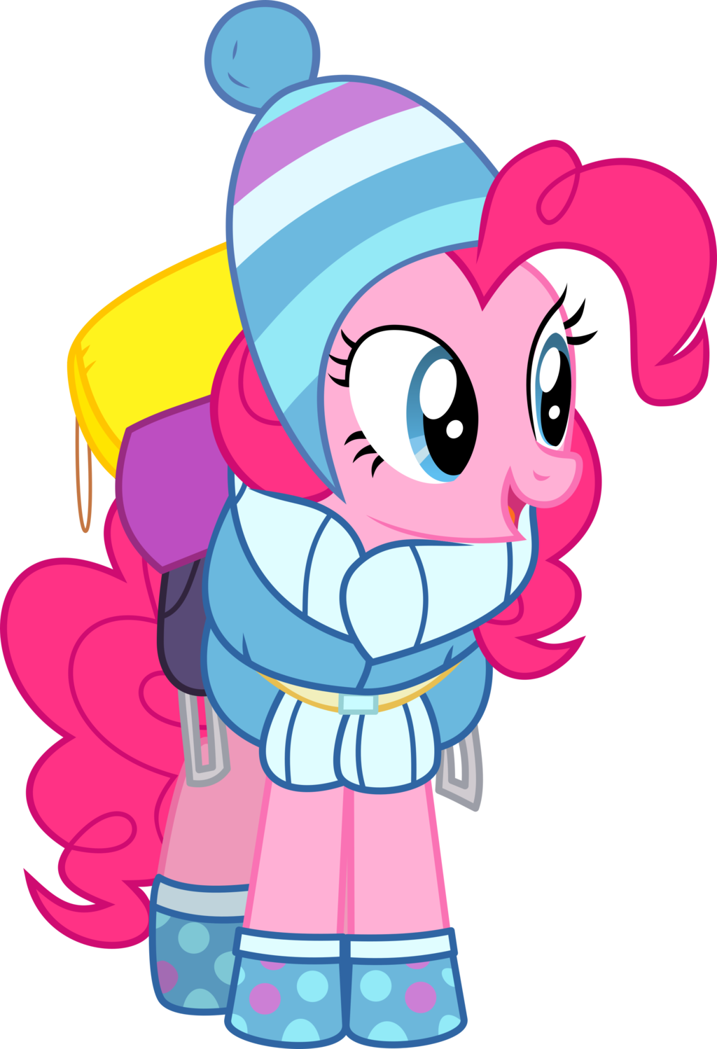 You Can Click Above To Reveal The Image Just This Once, - Pinkie Pie Winter Clothes (1024x1498)