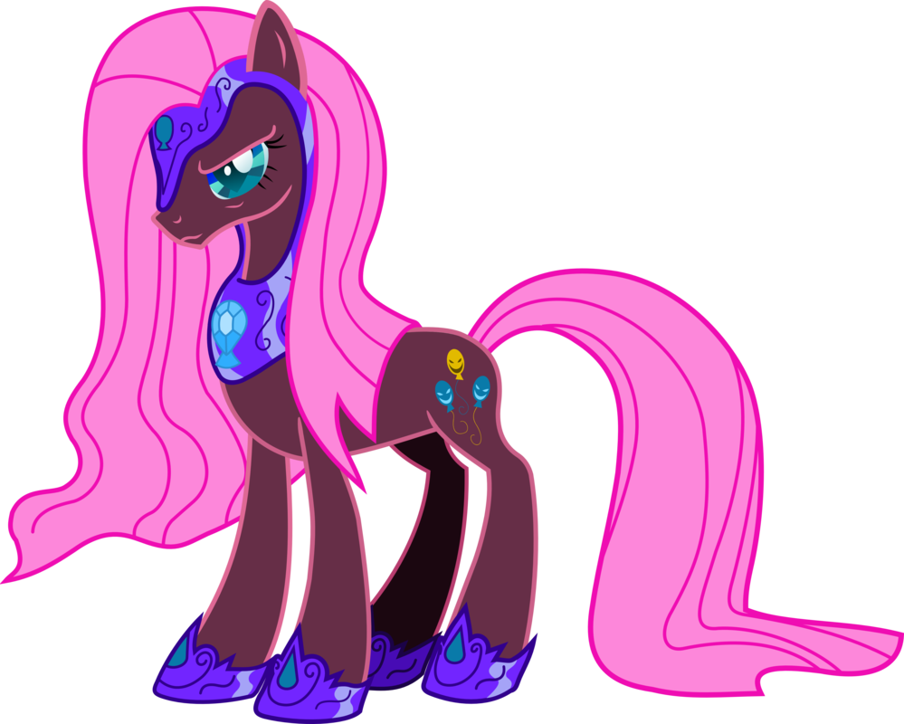 Pinkie Pie On Vector-mlp - My Little Pony Nightmare Pinkie Pie (999x800)