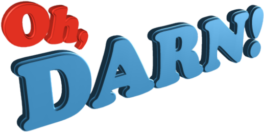 The Oh Darn List - Darn It Clip Art (537x270)