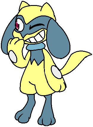 It's Just A Prank By Shylashadow - Riolu (313x427)