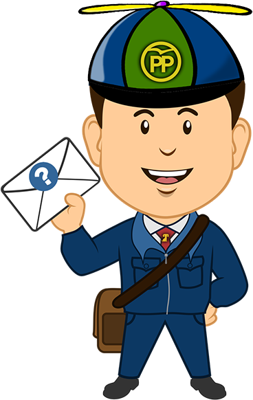 Send 100% Anonymous Pranks Through The Mail - Mailman Clipart (598x610)